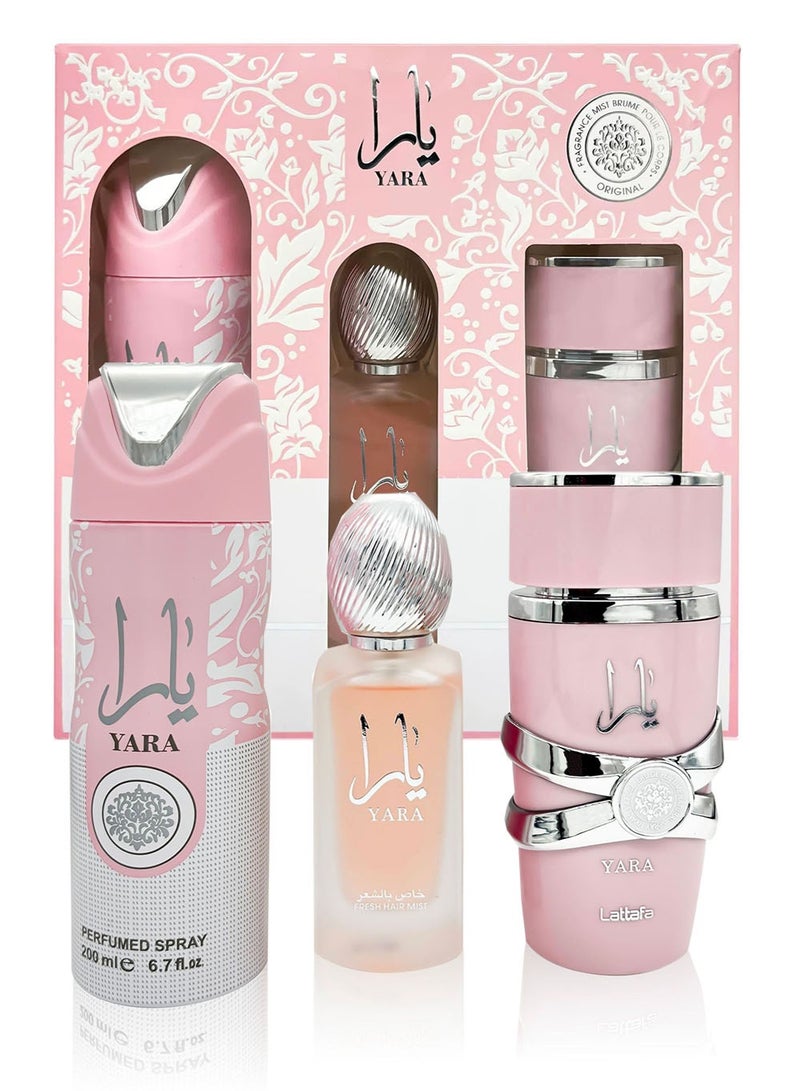 Lattafa مجموعة هدايا لطيقة يارا 3 قطع - Image 1